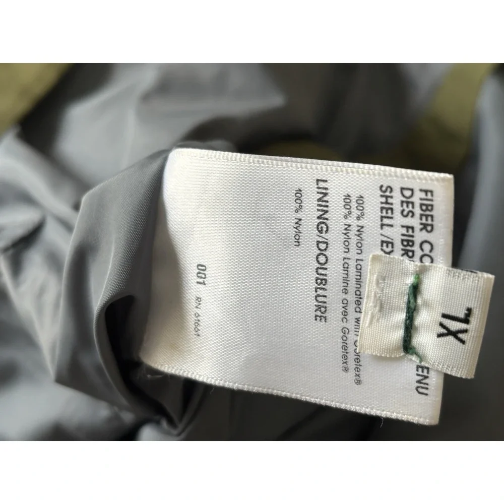 Vintage The North Face‎ Gore-Tex Mountain Jacket Olive Green Made in USA Mens XL